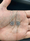 Escapulário Unissex De Prata 925 Religioso Com São Bento